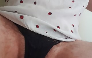 Hairy, panties, establish discontinue squirt quickie trailer