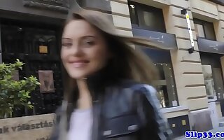 Teen cocksucks coupled with rides old man at home
