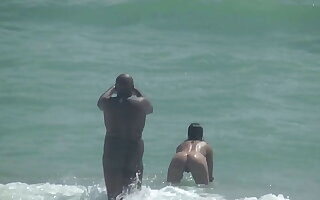 Caribbean Nude Beach Vacation Part 1 and 2 - Dashing Wife Helena Price VOYEUR POV!!!