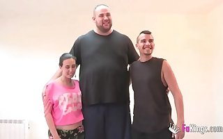 A teen, a Conceitedly plus a chubby dick! People's porn convenient FAKings!